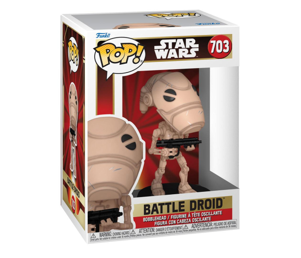 Funko POP Star Wars: PM 25th - Battle Droid - 1259261 - zdjęcie 3
